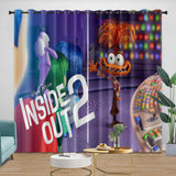 Laden Sie das Bild in den Galerie-Viewer, Pixar&#39;s Inside Out 2 Curtains Blackout Window Drapes Room Decoration