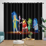 Laden Sie das Bild in den Galerie-Viewer, Pixar&#39;s Inside Out 2 Curtains Blackout Window Drapes Room Decoration