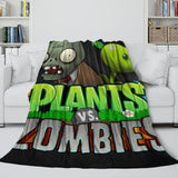 Laden Sie das Bild in den Galerie-Viewer, Plants vs Zombies Blanket Flannel Fleece Kids Room Decoration