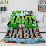 Laden Sie das Bild in den Galerie-Viewer, Plants vs Zombies Blanket Flannel Fleece Kids Room Decoration