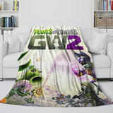 Laden Sie das Bild in den Galerie-Viewer, Plants vs Zombies Blanket Flannel Fleece Kids Room Decoration