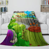 Laden Sie das Bild in den Galerie-Viewer, Plants vs Zombies Blanket Flannel Fleece Kids Room Decoration