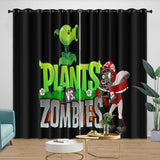 Laden Sie das Bild in den Galerie-Viewer, Plants vs Zombies Curtains Blackout Window Drapes Room Decoration