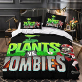 Laden Sie das Bild in den Galerie-Viewer, Plants vs Zombies Duvet Cover Kids Bedding Set Without Filler