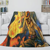 Laden Sie das Bild in den Galerie-Viewer, Portgas D. Ace Blanket Flannel Throw Kids Room Decoration