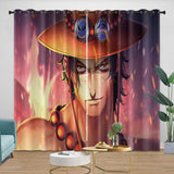 Laden Sie das Bild in den Galerie-Viewer, Portgas D. Ace Curtains Blackout Kids Room Window Drapes