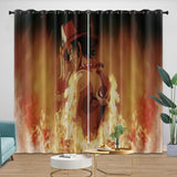 Laden Sie das Bild in den Galerie-Viewer, Portgas D. Ace Curtains Blackout Kids Room Window Drapes