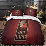 Laden Sie das Bild in den Galerie-Viewer, Portland Trail Blazers Bedding Set Duvet Cover Without Filler