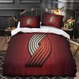 Laden Sie das Bild in den Galerie-Viewer, Portland Trail Blazers Bedding Set Duvet Cover Without Filler