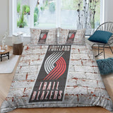 Laden Sie das Bild in den Galerie-Viewer, Portland Trail Blazers Bedding Set Duvet Cover Without Filler