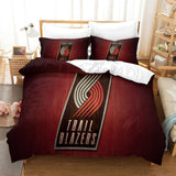 Laden Sie das Bild in den Galerie-Viewer, Portland Trail Blazers Bedding Set Duvet Cover Without Filler