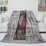 Laden Sie das Bild in den Galerie-Viewer, Portland Trail Blazers Blanket Flannel Fleece Throw Room Decoration