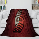 Laden Sie das Bild in den Galerie-Viewer, Portland Trail Blazers Blanket Flannel Fleece Throw Room Decoration