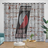 Laden Sie das Bild in den Galerie-Viewer, Portland Trail Blazers Curtains Blackout Window Drapes Room Decoration