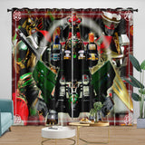 Laden Sie das Bild in den Galerie-Viewer, Power Rangers Curtains Blackout Window Drapes Room Decoration