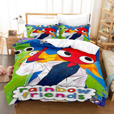 Laden Sie das Bild in den Galerie-Viewer, Rainbow Friends Bedding Set Quilt Cover Without Filler