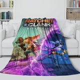 Laden Sie das Bild in den Galerie-Viewer, Ratchet Clank Rift Apart Decke Flanell Überwurf Raumdekoration