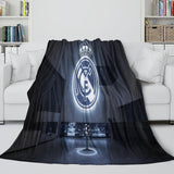 Laden Sie das Bild in den Galerie-Viewer, Real Madrid C.F Blanket Flannel Fleece Room Decoration