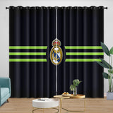 Laden Sie das Bild in den Galerie-Viewer, Real Madrid C.F Curtains Blackout Window Drapes Kids Room Decoration