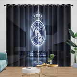 Laden Sie das Bild in den Galerie-Viewer, Real Madrid C.F Curtains Blackout Window Drapes Kids Room Decoration