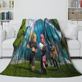 Laden Sie das Bild in den Galerie-Viewer, Roblox Blanket Flannel Pattern Throw Kids Room Decoration
