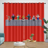 Laden Sie das Bild in den Galerie-Viewer, Roblox Curtains Blackout Window Drapes Kids Room Decoration