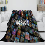Laden Sie das Bild in den Galerie-Viewer, Roblox Pattern Blanket Flannel Throw Room Decoration