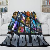 Laden Sie das Bild in den Galerie-Viewer, Roblox Pattern Blanket Flannel Throw Room Decoration