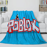 Laden Sie das Bild in den Galerie-Viewer, Roblox Pattern Blanket Flannel Throw Room Decoration