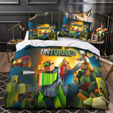 Laden Sie das Bild in den Galerie-Viewer, Roblox Pattern Duvet Cover Bedding Set Cover Without Filler