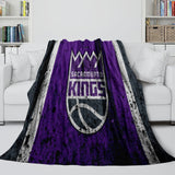 Laden Sie das Bild in den Galerie-Viewer, Sacramento Kings Blanket Flannel Fleece Throw Room Decoration