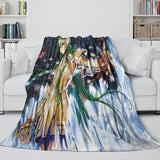 Laden Sie das Bild in den Galerie-Viewer, Saint Seiya Blanket Flannel Fleece Throw Room Decoration