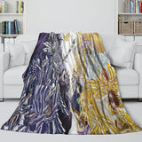 Laden Sie das Bild in den Galerie-Viewer, Saint Seiya Blanket Flannel Fleece Throw Room Decoration