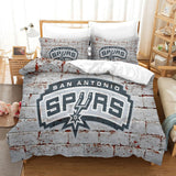 Laden Sie das Bild in den Galerie-Viewer, San Antonio Spurs Bedding Set Duvet Cover Without Filler