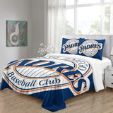 Laden Sie das Bild in den Galerie-Viewer, San Diego Padres Bedding Set Quilt Cover Without Filler