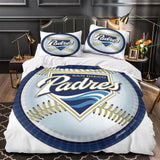 Laden Sie das Bild in den Galerie-Viewer, San Diego Padres Bedding Set Quilt Cover Without Filler