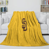 Laden Sie das Bild in den Galerie-Viewer, San Diego Padres Blanket Flannel Throw Room Decoration