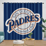 Laden Sie das Bild in den Galerie-Viewer, San Diego Padres Curtains Blackout Window Drapes Room Decoration