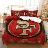 Laden Sie das Bild in den Galerie-Viewer, San Francisco 49ers Bedding Set Duvet Cover Without Filler