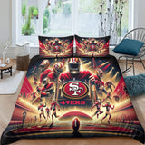 Laden Sie das Bild in den Galerie-Viewer, San Francisco 49ers Bedding Set Duvet Cover Without Filler