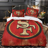 Laden Sie das Bild in den Galerie-Viewer, San Francisco 49ers Bedding Set Duvet Cover Without Filler