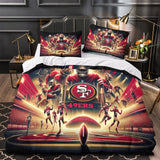 Laden Sie das Bild in den Galerie-Viewer, San Francisco 49ers Bedding Set Duvet Cover Without Filler