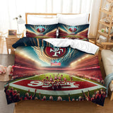 Laden Sie das Bild in den Galerie-Viewer, San Francisco 49ers Bedding Set Duvet Cover Without Filler