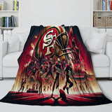 Laden Sie das Bild in den Galerie-Viewer, San Francisco 49ers Blanket Flannel Fleece Throw Room Decoration