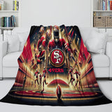 Laden Sie das Bild in den Galerie-Viewer, San Francisco 49ers Blanket Flannel Fleece Throw Room Decoration