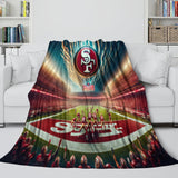 Laden Sie das Bild in den Galerie-Viewer, San Francisco 49ers Blanket Flannel Fleece Throw Room Decoration