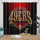 Laden Sie das Bild in den Galerie-Viewer, San Francisco 49ers Curtains Blackout Window Drapes Kids Room Decoration