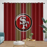 Laden Sie das Bild in den Galerie-Viewer, San Francisco 49ers Curtains Blackout Window Drapes Kids Room Decoration