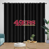 Laden Sie das Bild in den Galerie-Viewer, San Francisco 49ers Curtains Blackout Window Drapes Kids Room Decoration