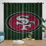 Laden Sie das Bild in den Galerie-Viewer, San Francisco 49ers Curtains Blackout Window Drapes Room Decoration